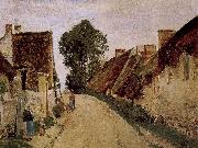 Camille Pissarro Overton village cul-de sac oil painting